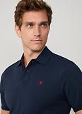 Thumbnail 5 of Hackett Men's Slim Fit Short Sleeve Pique Polo Shirt - Navy