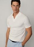 Thumbnail 3 of Hackett Men's Classic Fit Short Sleeve Johnny Polo - Off White