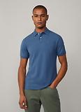 Thumbnail 4 of Hackett Men's Slim Fit Short Sleeve Pique Polo - Dark Denim Blue