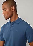Thumbnail 5 of Hackett Men's Slim Fit Short Sleeve Pique Polo - Dark Denim Blue