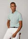 Thumbnail 3 of Hackett Men's Slim Fit Short Sleeve Pique Polo - Menthol Green