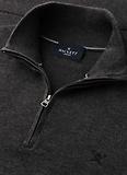 Thumbnail 8 of Hackett Men's Cotton Quarter Zip Jumper - Charcoal Grey