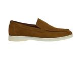 Thumbnail 1 of Hackett Men's Martin Soft Moccasin Suede Shoes - Nut Brown