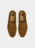 Thumbnail 2 of Hackett Men's Martin Soft Moccasin Suede Shoes - Nut Brown