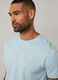 Thumbnail 5 of Hackett Men's Short Sleeve Cotton Jersey Lounge T-Shirt - Summer Blue