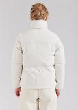 Thumbnail 5 of Pyrenex Women's Goldin Velvet Short Down Jacket - Chalk White