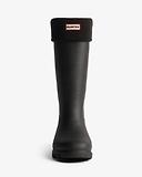Thumbnail 2 of Hunter Recycled Downpour Fleece Tall Boot Socks - Black