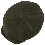 Thumbnail 2 of Stetson Hatteras Noir Wool/Cashmere Flat Cap - Olive/Moss