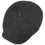 Thumbnail 2 of Stetson Hatteras Noir Wool/Cashmere Flat Cap - Anthracite Melange