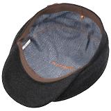 Thumbnail 3 of Stetson Hatteras Noir Wool/Cashmere Flat Cap - Anthracite Melange