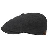 Thumbnail 1 of Stetson Hatteras Noir Wool/Cashmere Flat Cap - Anthracite Melange
