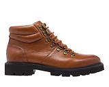 Thumbnail 1 of Oliver Sweeney Men's Helford Milled Leather Hiker Boots - Dark Tan