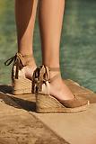 Thumbnail 2 of Holland Cooper Women's Seville Wedge Sandals - Taupe
