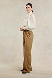 Thumbnail 4 of Holland Cooper Women's High Waisted Straight Trousers - Tawny