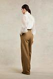 Thumbnail 5 of Holland Cooper Women's High Waisted Straight Trousers - Tawny