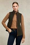 Thumbnail 8 of Holland Cooper Women's Country Fleece Gilet - Khaki