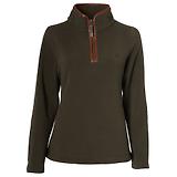 Thumbnail 1 of Holland Cooper Women's Country Fleece Quarter Zip - Khaki