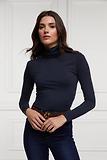 Thumbnail 2 of Holland Cooper Women's Essential Roll Neck - Ink Navy