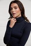 Thumbnail 4 of Holland Cooper Women's Essential Roll Neck - Ink Navy