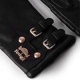 Thumbnail 3 of Holland Cooper Women's Monogram Leather Gloves - Black