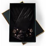 Thumbnail 6 of Holland Cooper Women's Monogram Leather Gloves - Black