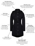 Thumbnail 5 of Holland Cooper Women's Rosedale Waterproof Parka - Black