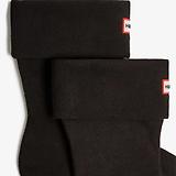 Thumbnail 3 of Hunter Recycled Fleece Cuff Short Boot Socks - Black