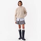 Thumbnail 2 of Hunter Women's Fia Borg Half Zip Fleece Jacket - Moonbeam