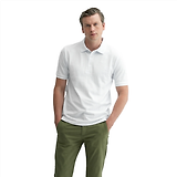 Thumbnail 3 of Oliver Sweeney Men's Tralee Cotton Polo T-Shirt - White