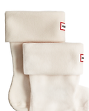 Thumbnail 2 of Hunter Recycled Fleece Cuff Short Boot Socks - White