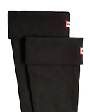 Thumbnail 3 of Hunter Recycled Fleece Cuff Tall Boot Socks - Black
