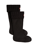 Thumbnail 1 of Hunter Recycled 6 Stitch Cable Cuff Tall Boot Socks - Black