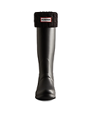 Thumbnail 2 of Hunter Recycled 6 Stitch Cable Cuff Tall Boot Socks - Black