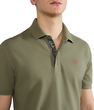 Thumbnail 6 of Napapijri Men's Eolanos Polo Shirt - Green Lichen