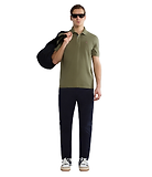 Thumbnail 3 of Napapijri Men's Eolanos Polo Shirt - Green Lichen