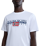 Thumbnail 6 of Napapijri Men's Aylmer Short Sleeve T-Shirt - White