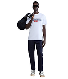 Thumbnail 3 of Napapijri Men's Aylmer Short Sleeve T-Shirt - White