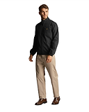Thumbnail 3 of Lyle & Scott Men's Harrington Jacket - Jet Black