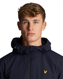 Thumbnail 4 of Lyle & Scott Men's Essential Zip Through Hooded Jacket - Dark Navy