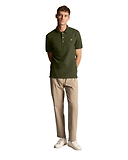 Thumbnail 1 of Lyle & Scott Men's Essential Plain Polo Shirt - Olive