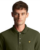 Thumbnail 3 of Lyle & Scott Men's Essential Plain Polo Shirt - Olive