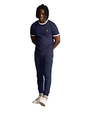 Thumbnail 3 of Lyle & Scott Men's Ringer T-Shirt - Navy/White