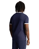 Thumbnail 2 of Lyle & Scott Men's Ringer T-Shirt - Navy/White