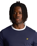 Thumbnail 4 of Lyle & Scott Men's Ringer T-Shirt - Navy/White