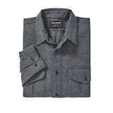 Thumbnail 2 of Filson Alaskan Guide Shirt - Dark Heather Grey