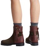 Thumbnail 2 of Penelope Chilvers Women's Inclement Cropped Tassel Boots - Seaweed/Conker