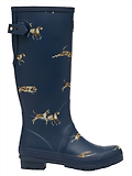 Thumbnail 1 of Joules Women's Adjustable Tall Printed Wellies - Navy Dog