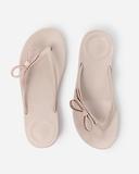 Thumbnail 10 of FitFlop Women's iQUSHION Glitz-Bow Flip Flops - Nude Rose