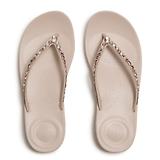 Thumbnail 2 of FitFlop Women's IQUSHION Ergonomic Multi-Crystal Flip-Flops - All Nude Rose