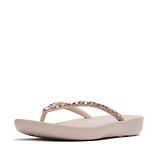 Thumbnail 4 of FitFlop Women's IQUSHION Ergonomic Multi-Crystal Flip-Flops - All Nude Rose